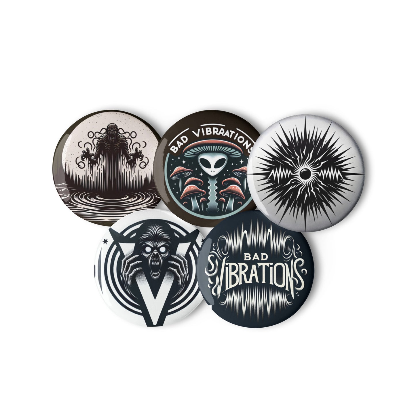 Bad Vibrations button set