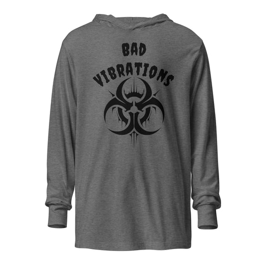 Biohazard hooded long-sleeve tee