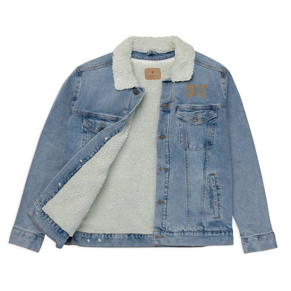 Bad Vibrations denim sherpa jacket